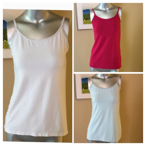 FELINA | 3 Cami Spaghetti Strap Tank Tops - Picture 1 of 16